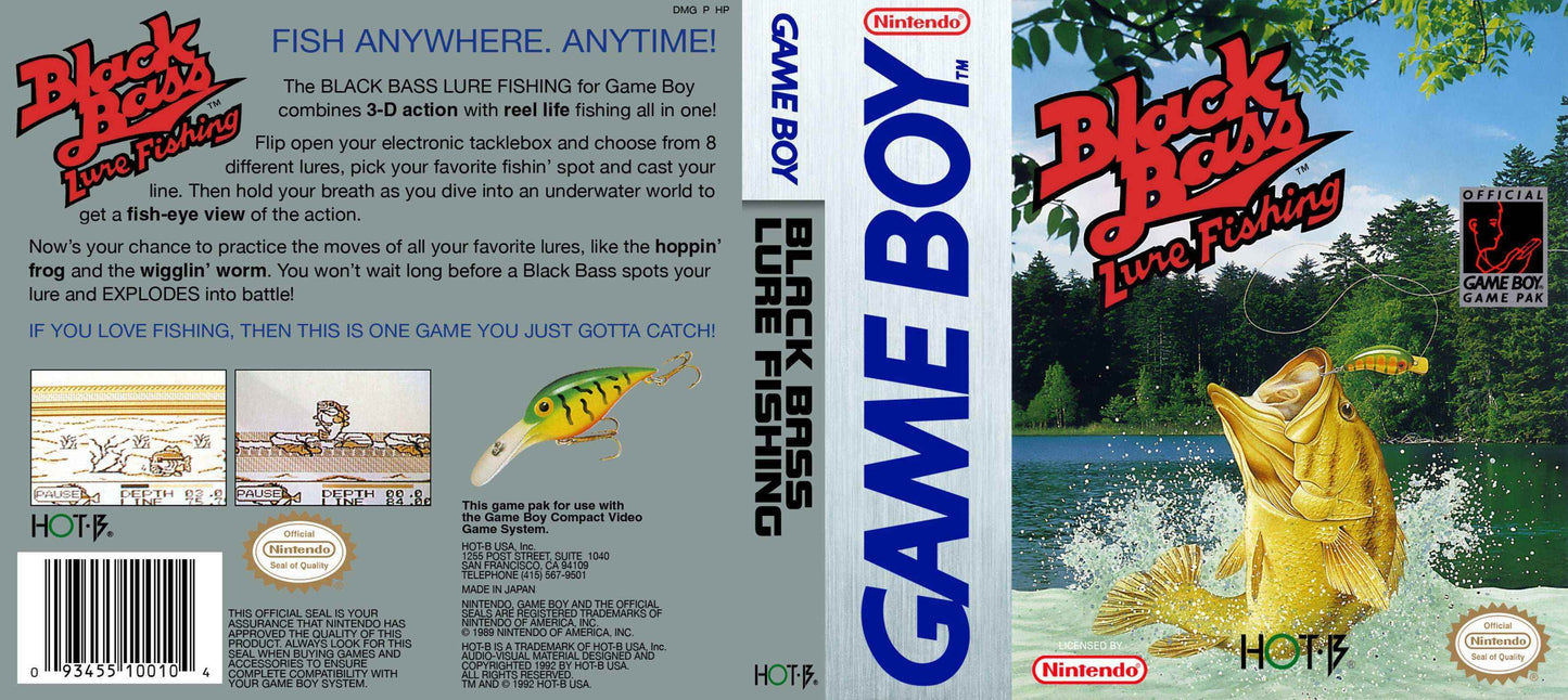 Black Bass Lure Fishing Cover Art - WOI Solutions