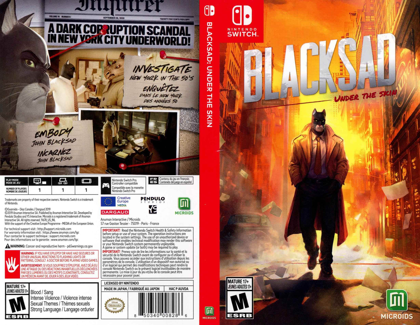 Blacksad Under the Skin Cover Art - WOI Solutions