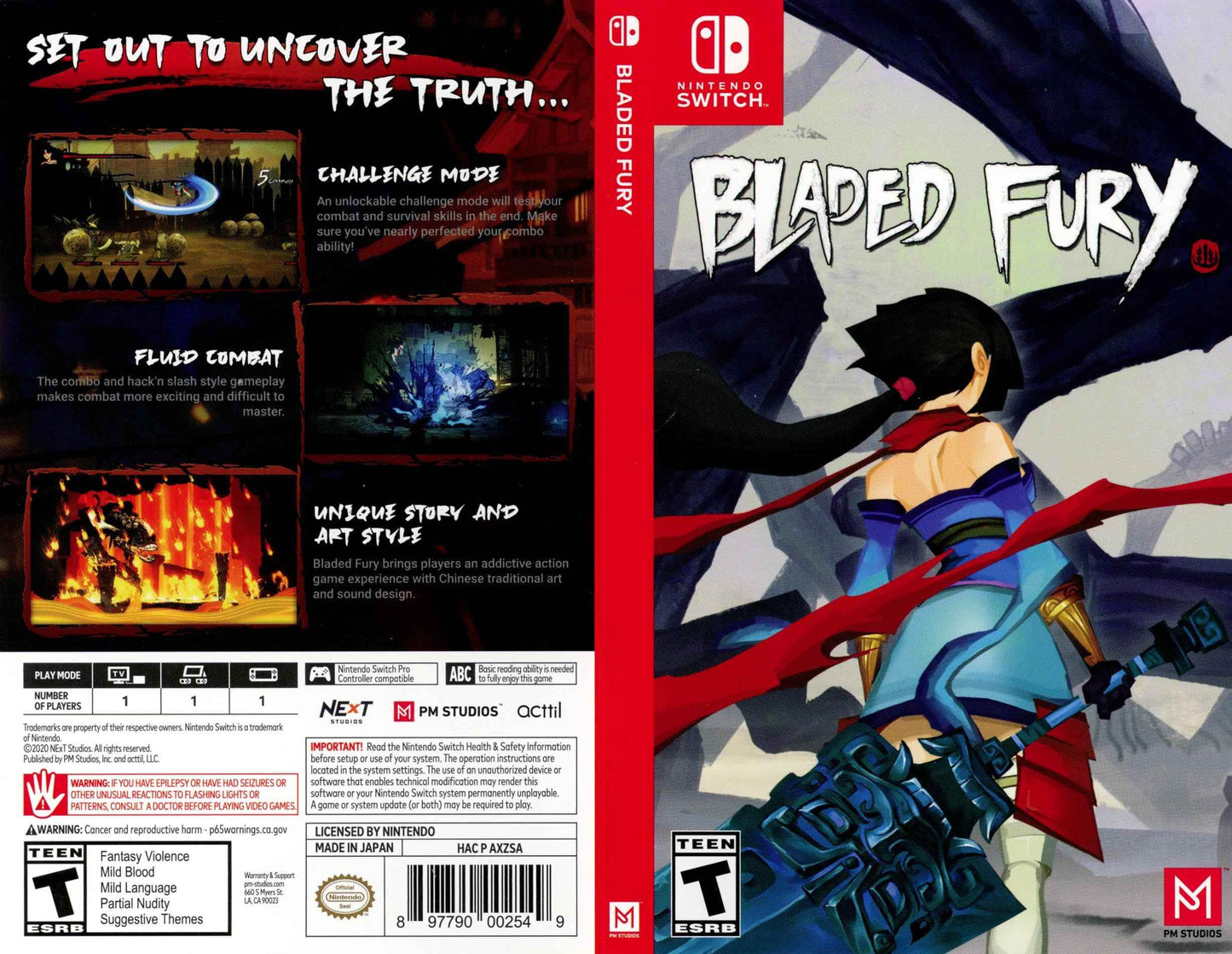 Bladed Fury Cover Art - WOI Solutions