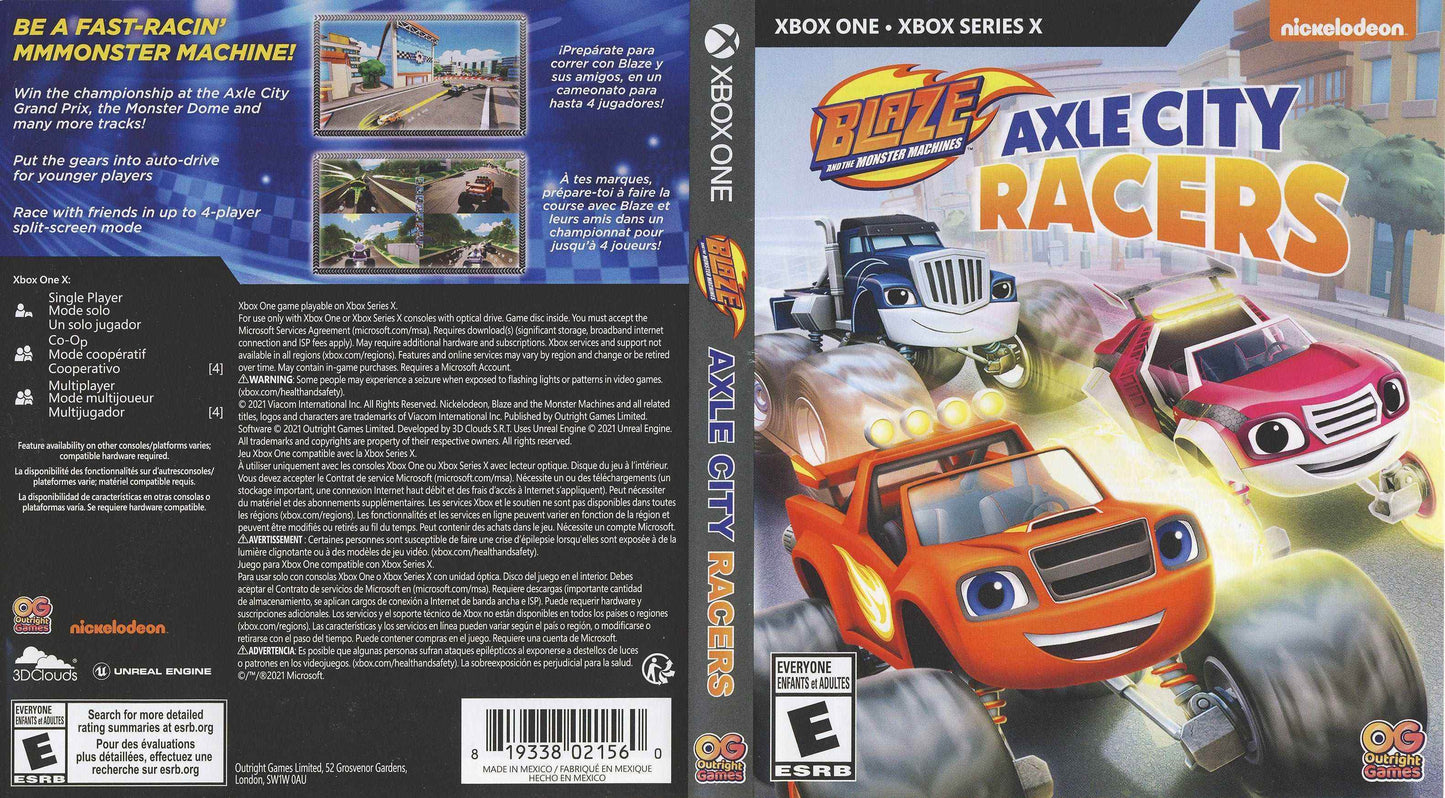 Blaze and the Monster Machines Axle City Racers Cover Art - WOI Solutions