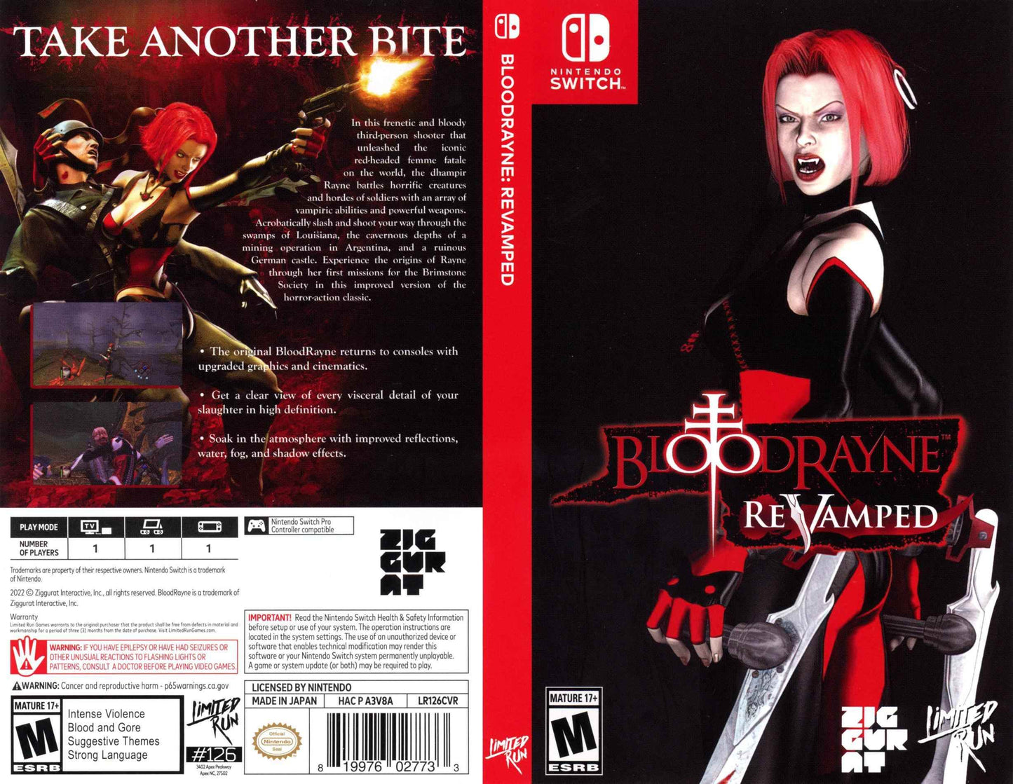 Bloodrayne Revamped Cover Art - WOI Solutions