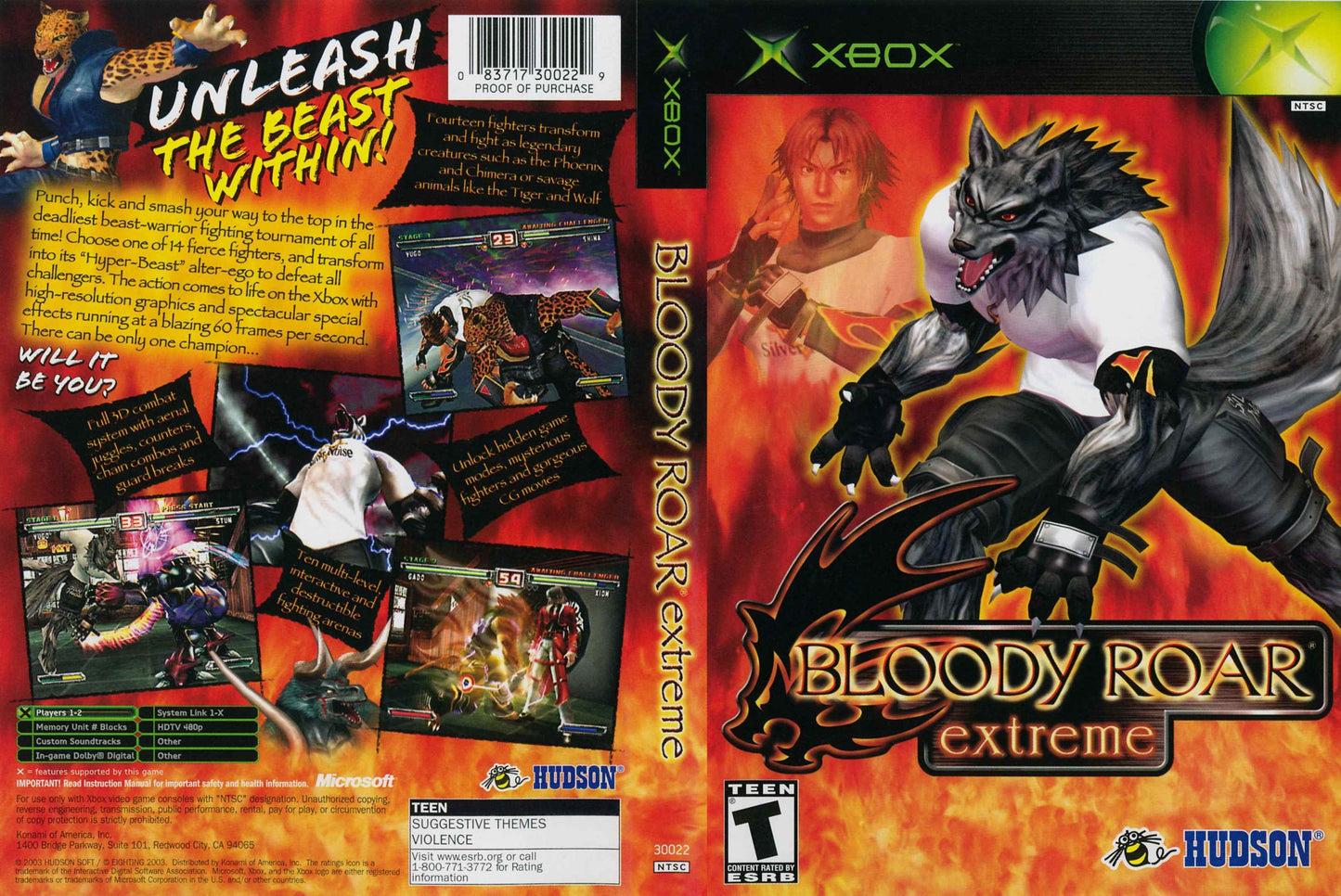 Bloody Roar Extreme Cover Art - WOI Solutions