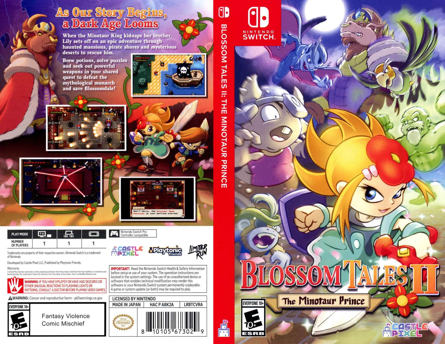 Blossom Tales II The Minotaur Prince Cover Art - WOI Solutions