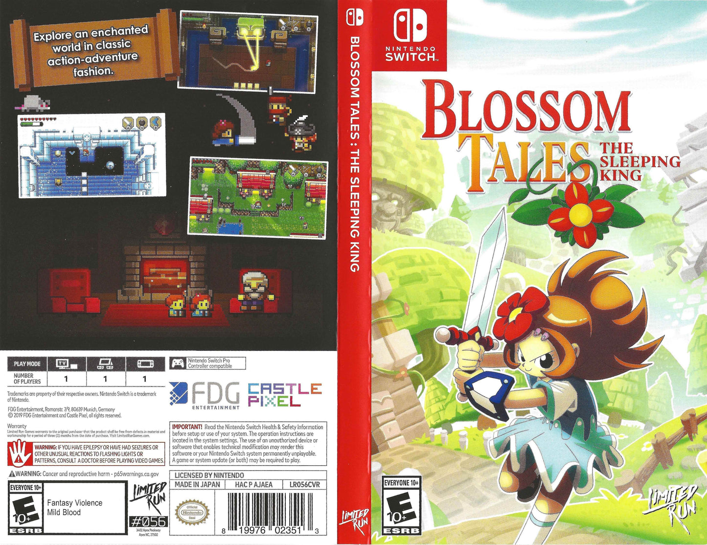 Blossom Tales The Sleeping King Cover Art - WOI Solutions