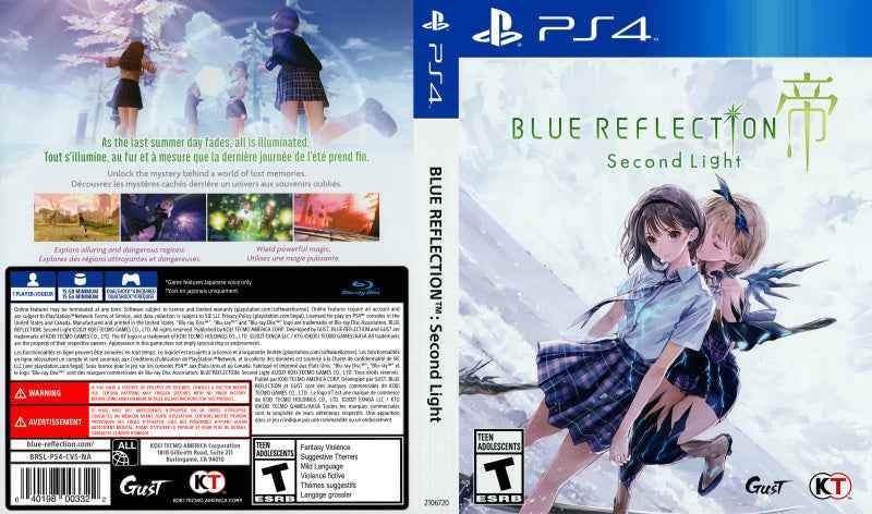 Blue Reflection Second Light Cover Art - WOI Solutions