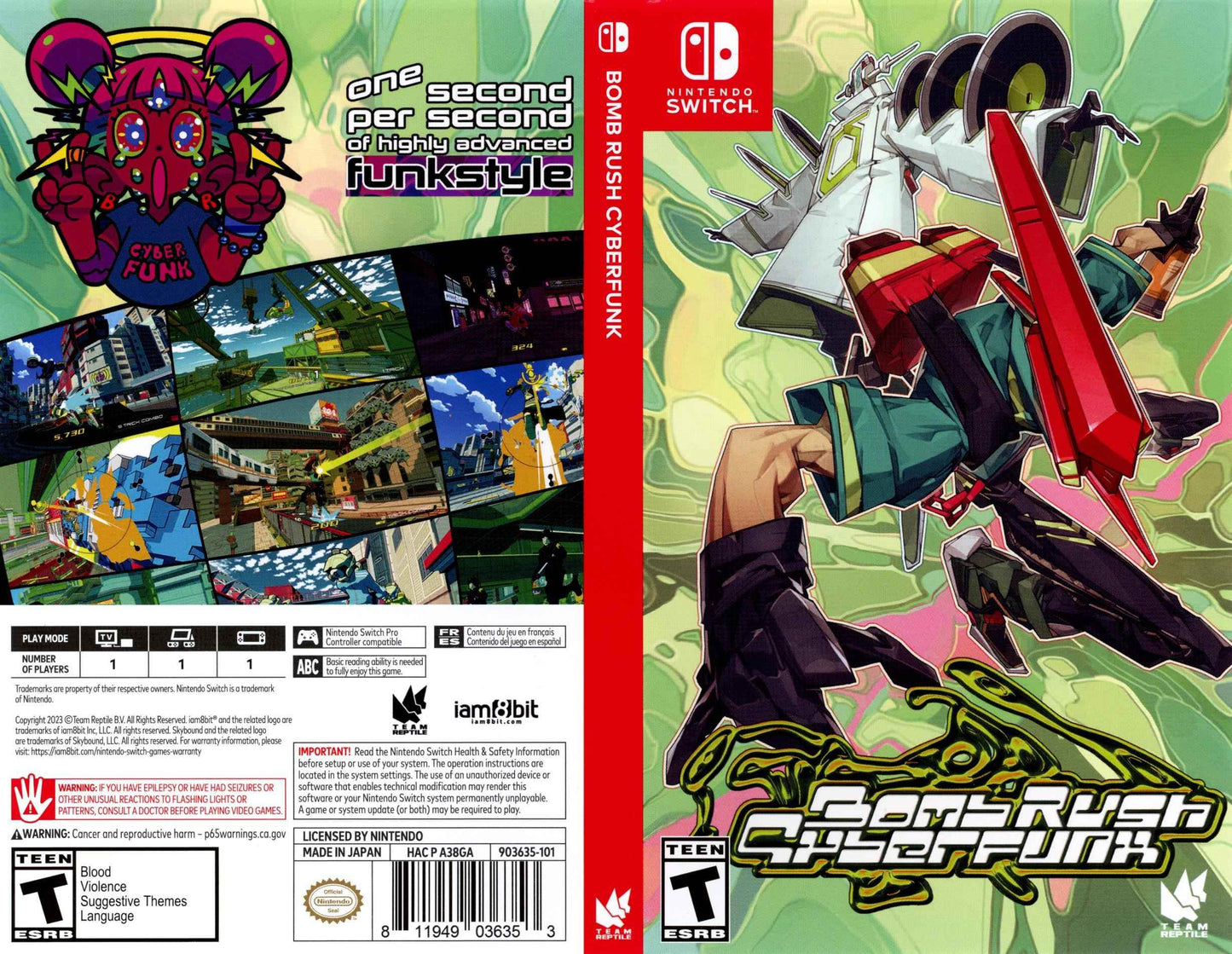 Bomb Rush Cyberfunk Cover Art - WOI Solutions