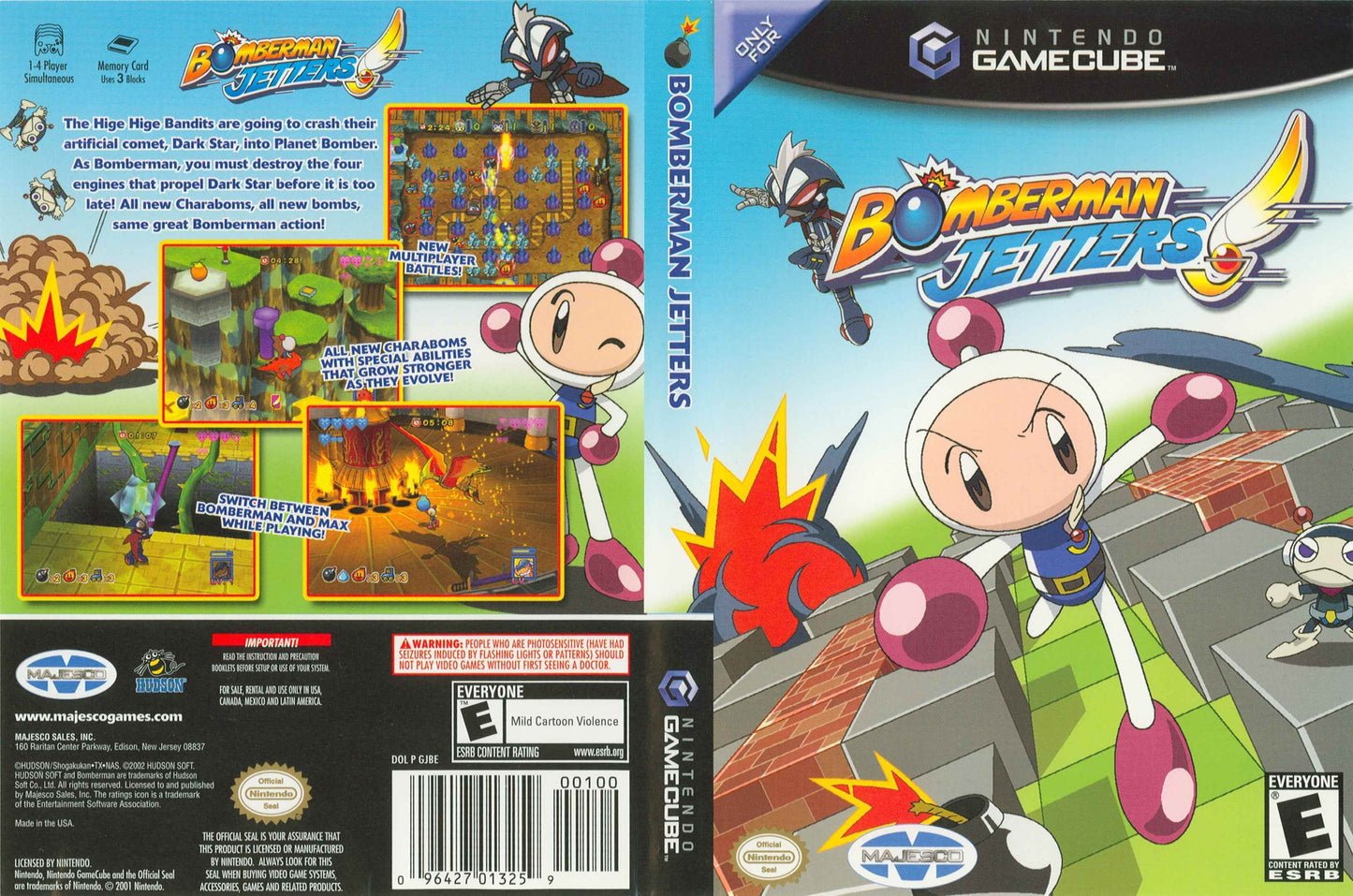 Bomberman Jetters Cover Art - WOI Solutions