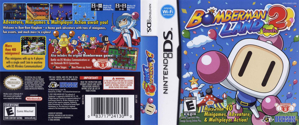 Bomberman Land Touch! 2 Cover Art - WOI Solutions