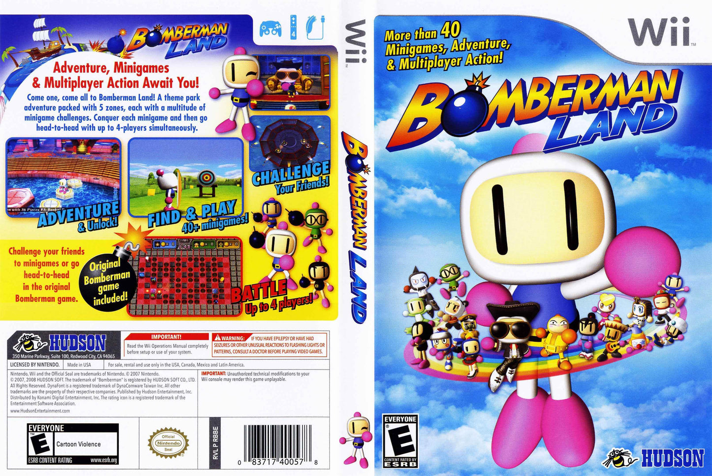 Bomberman Land Cover Art - WOI Solutions