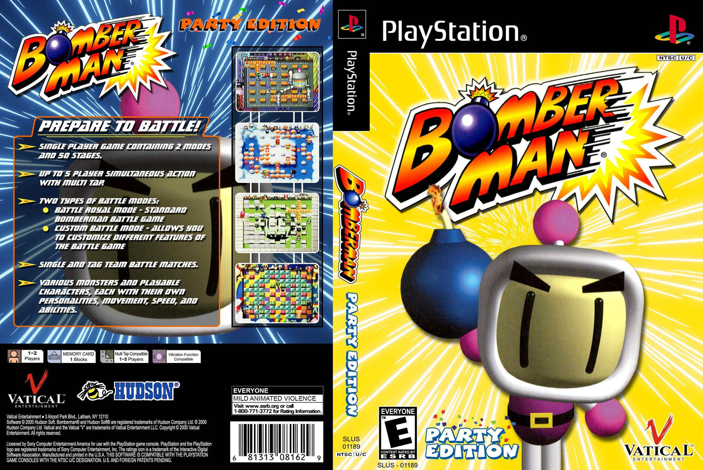 Bomberman Party Edition Cover Art - WOI Solutions