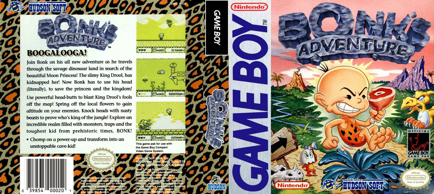 Bonk's Adventure Cover Art - WOI Solutions