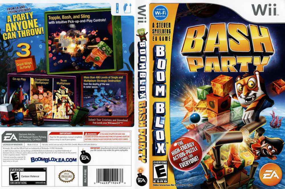 Boom Blox Bash Party Cover Art - WOI Solutions