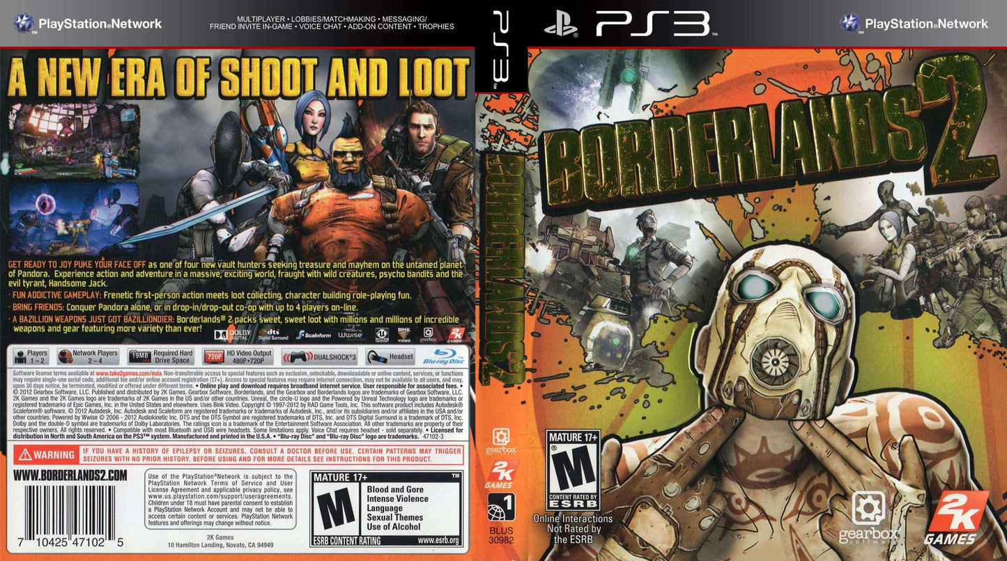 Borderlands 2 Cover Art - WOI Solutions