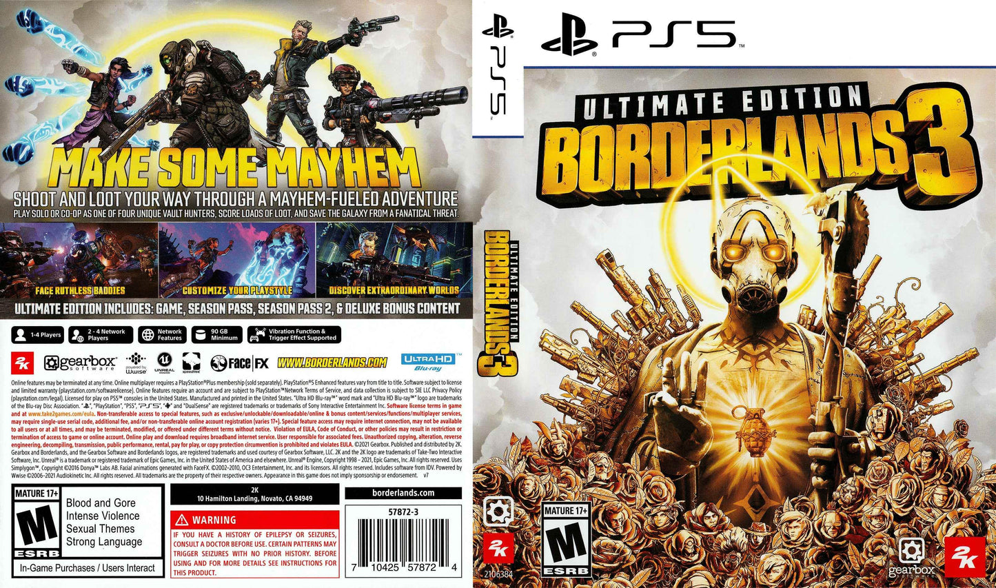 Borderlands 3 Ultimate Edition Cover Art - WOI Solutions
