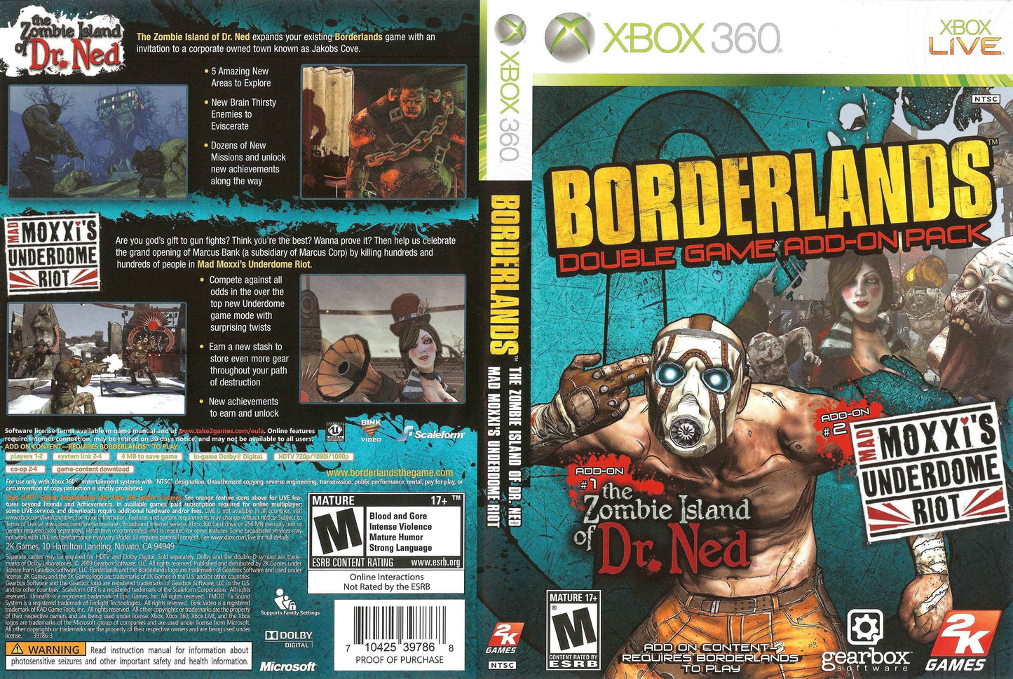 Borderlands Double Game Add-On Pack Cover Art - WOI Solutions