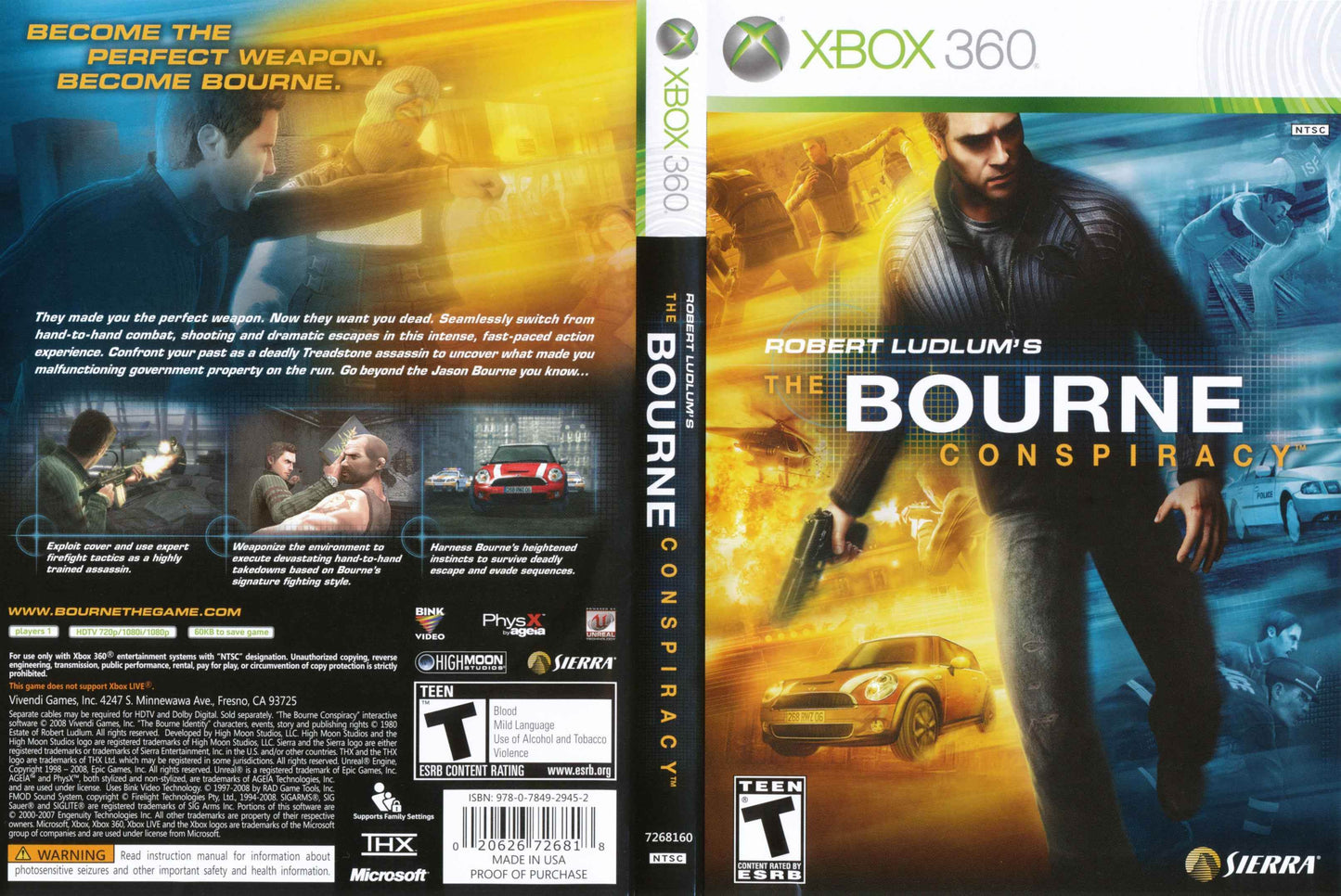 Bourne Conspiracy, The Cover Art - WOI Solutions