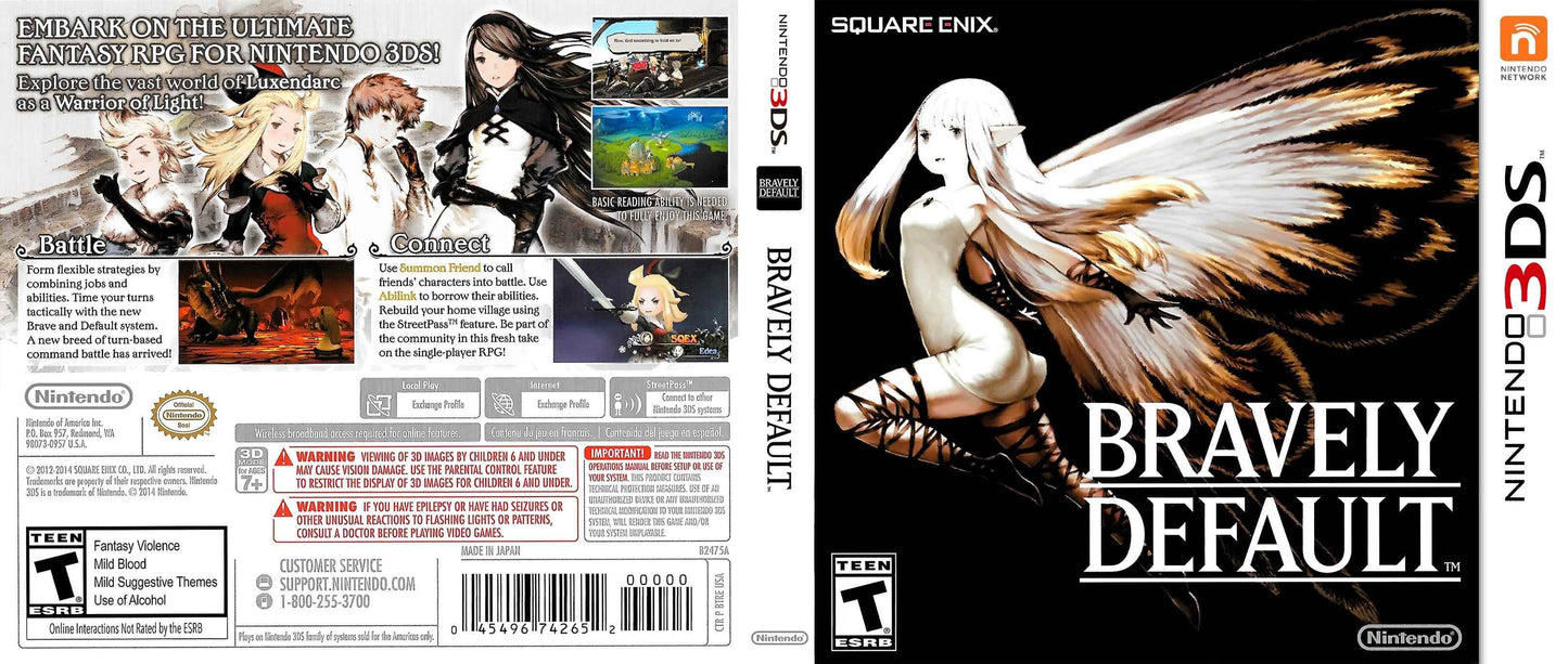 Bravely Default Cover Art - WOI Solutions