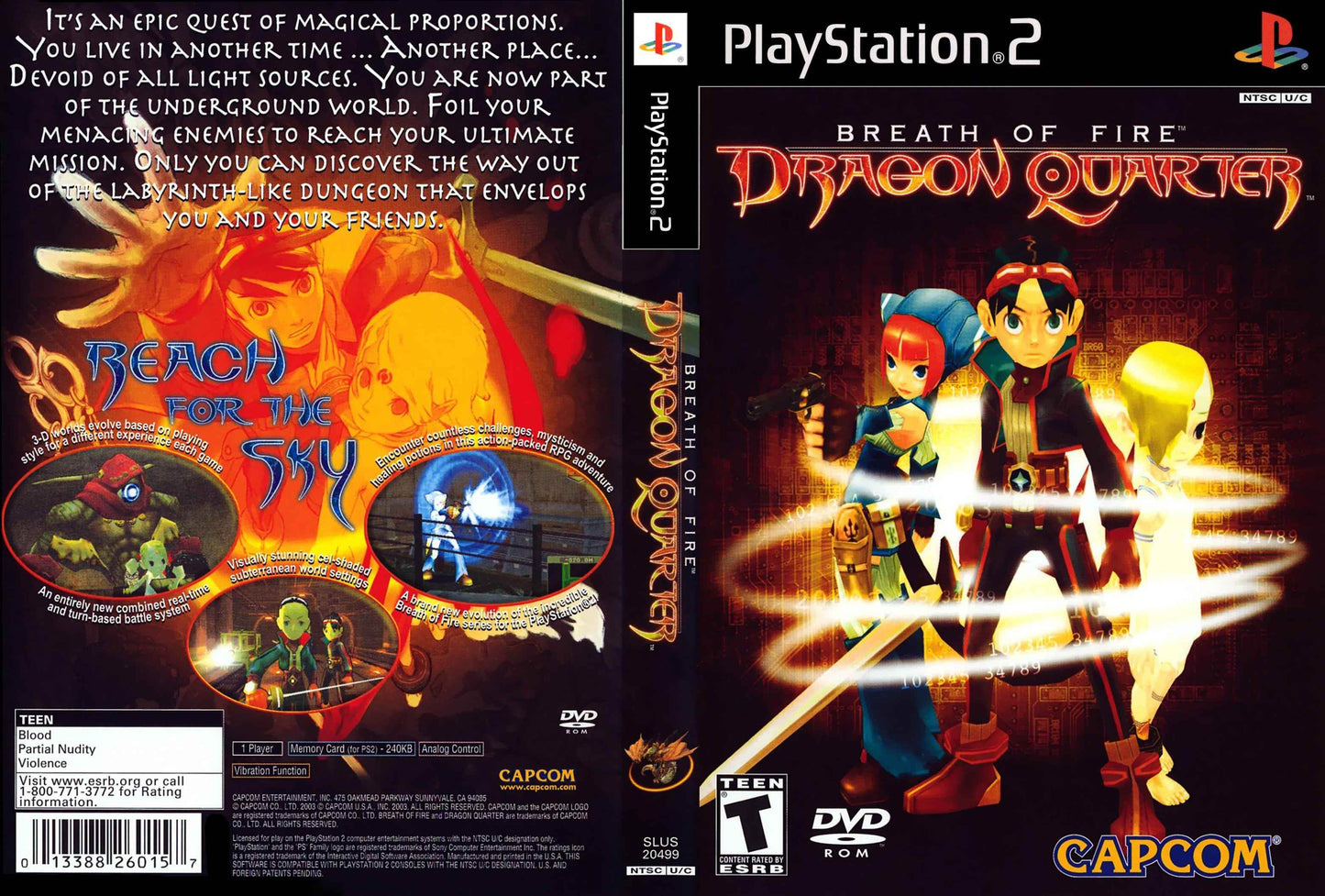 Breath of Fire Dragon Quarter Cover Art - WOI Solutions