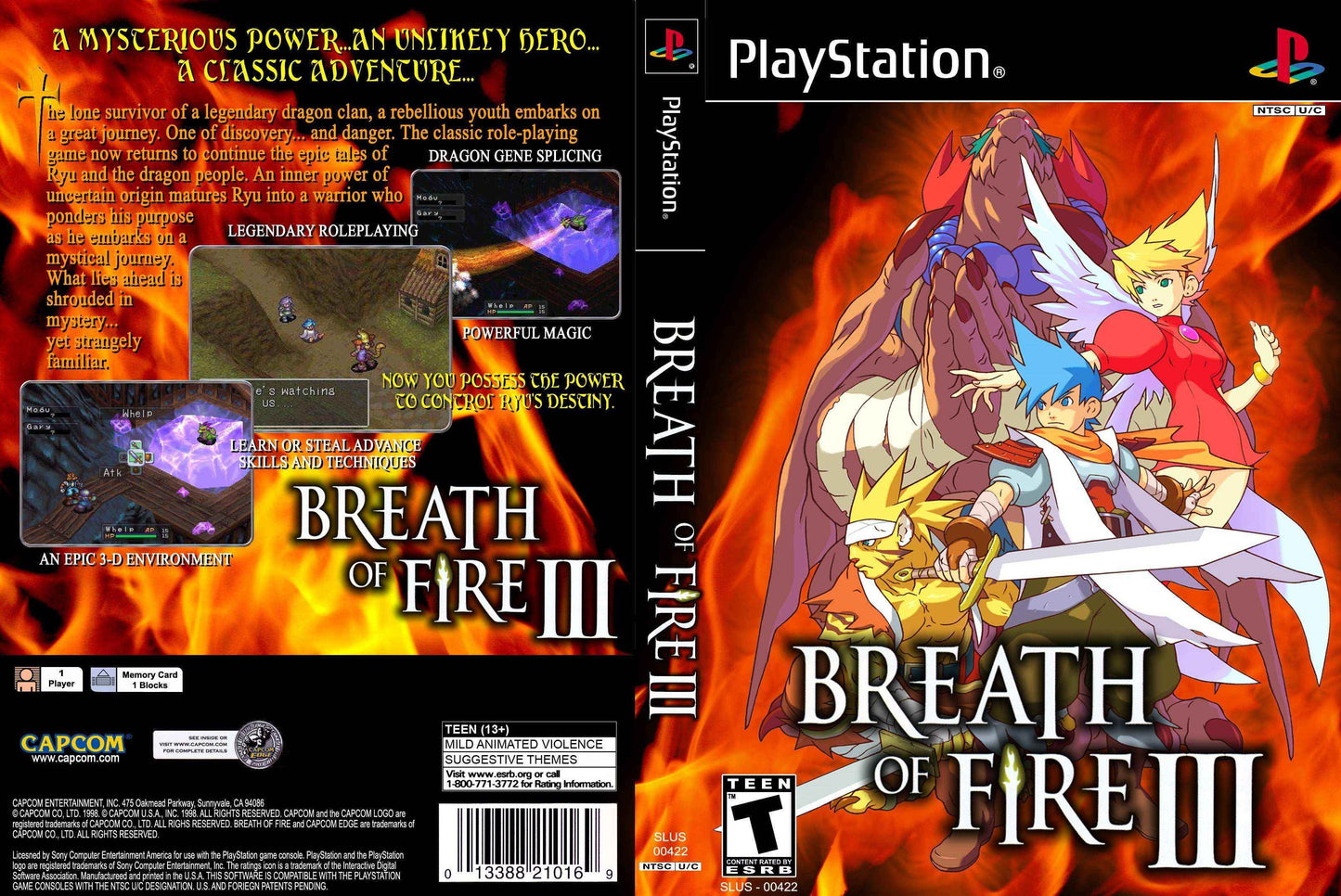 Breath of Fire III Cover Art - WOI Solutions