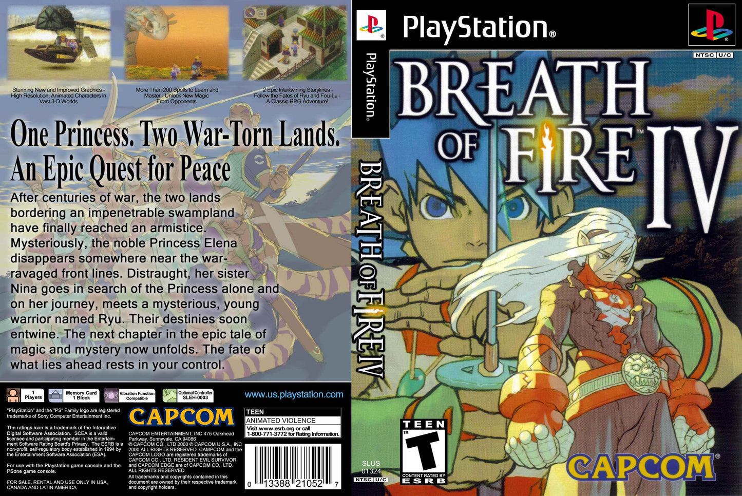 Breath of Fire IV Cover Art - WOI Solutions