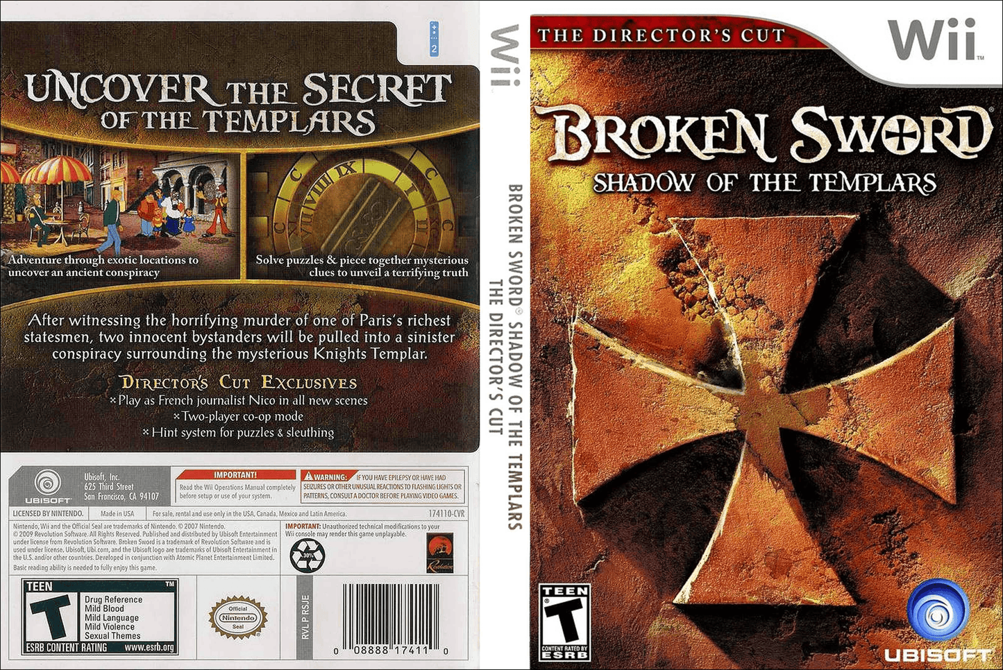 Broken Sword Shadow of the Templars Director's Cut Cover Art - WOI Solutions