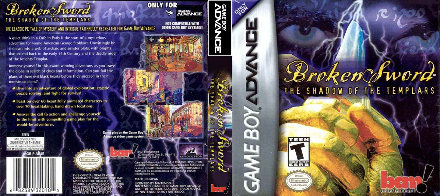 Broken Sword Shadow of the Templars Cover Art - WOI Solutions