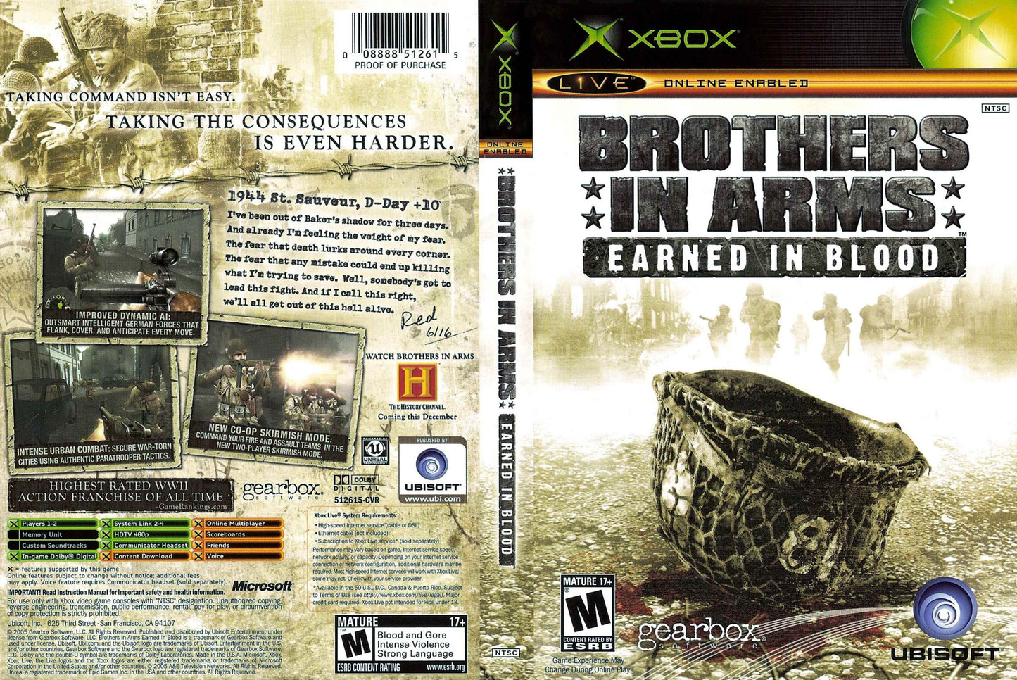 Brothers in Arms Earned in Blood Cover Art - WOI Solutions