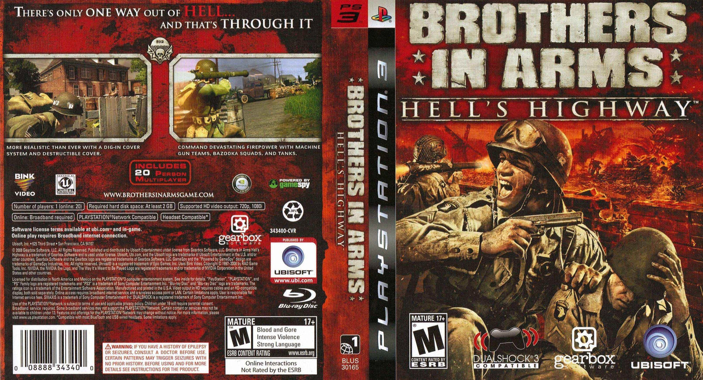 Brothers in Arms Hell's Highway Cover Art - WOI Solutions