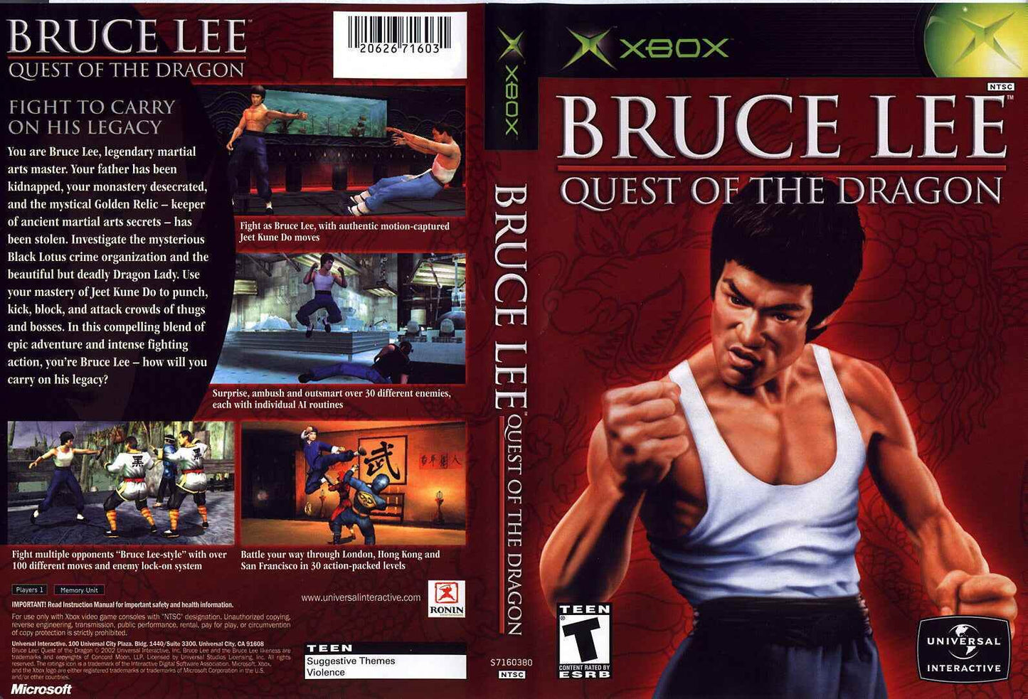 Bruce Lee Quest of the Dragon Cover Art - WOI Solutions