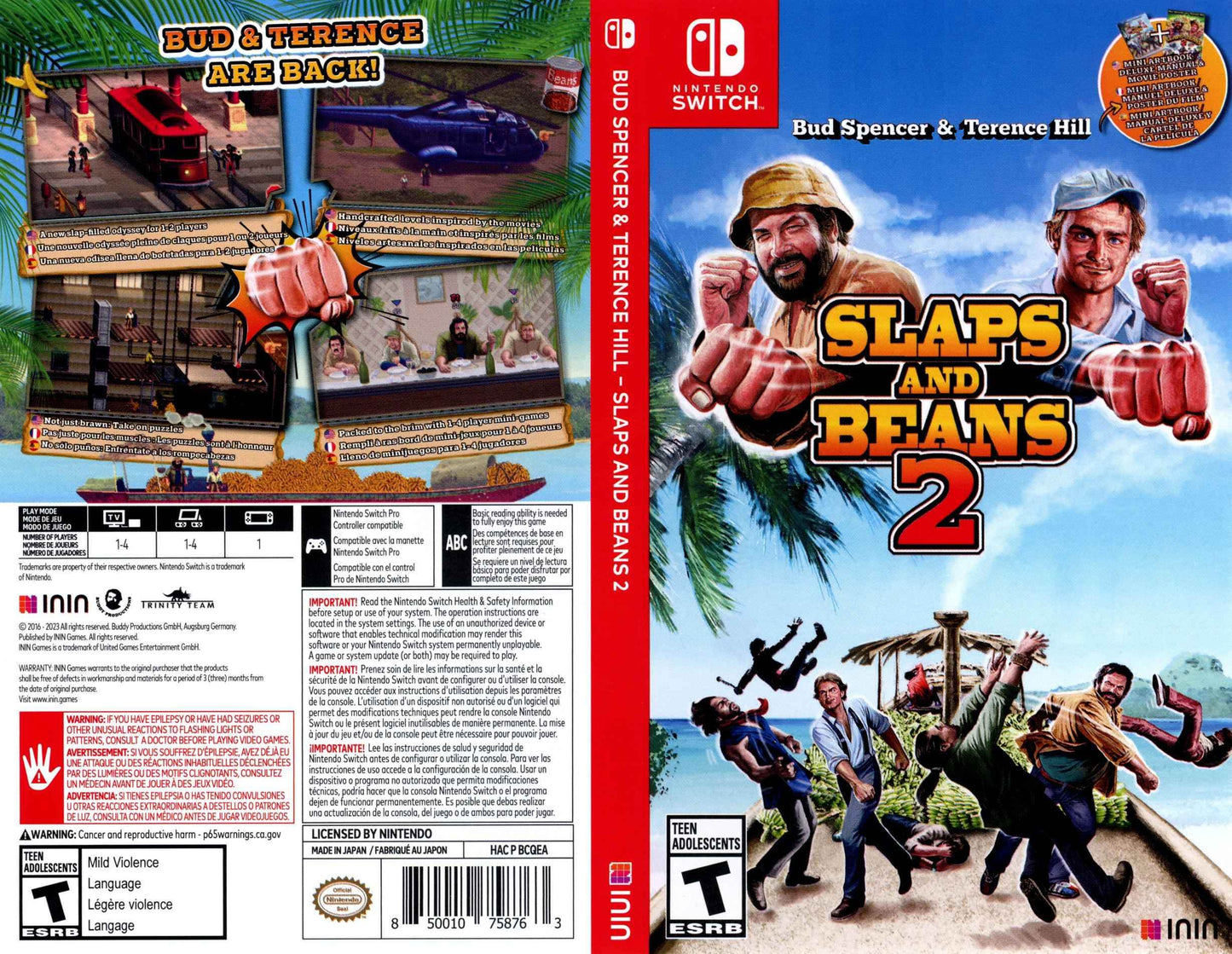 Bud Spencer & Terence Hill - Slaps and Beans 2 Cover Art - WOI Solutions