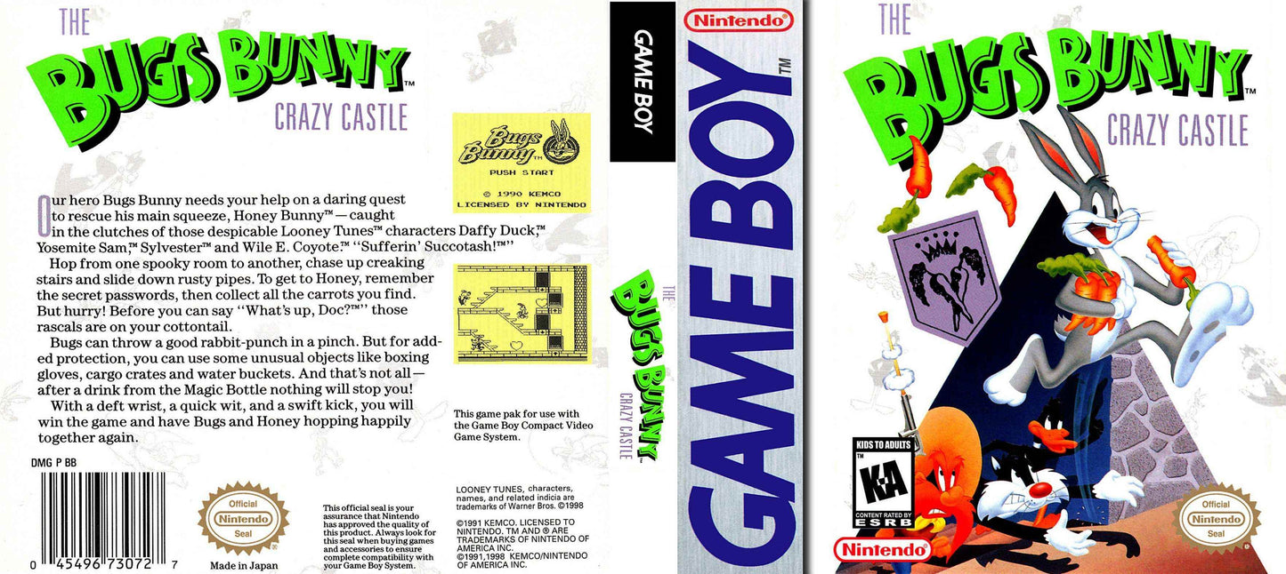 Bugs Bunny Crazy Castle Cover Art - WOI Solutions