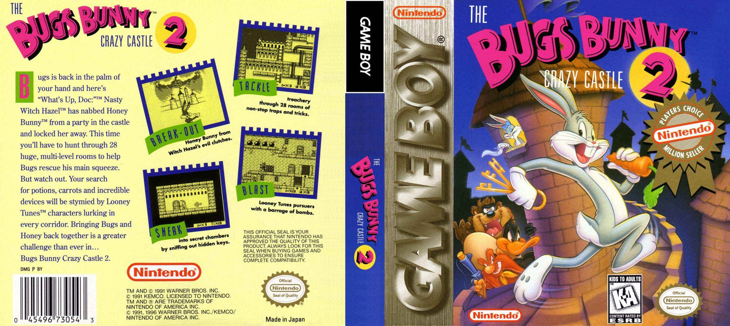 Bugs Bunny Crazy Castle 2 Cover Art - WOI Solutions