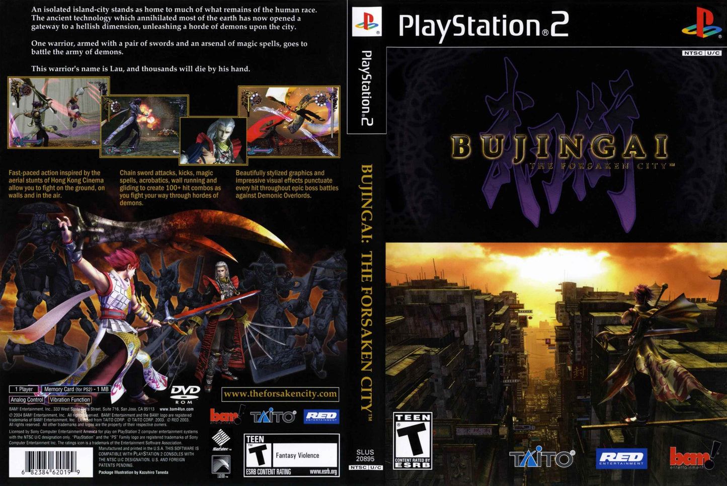 Bujingai The Forsaken City Cover Art - WOI Solutions