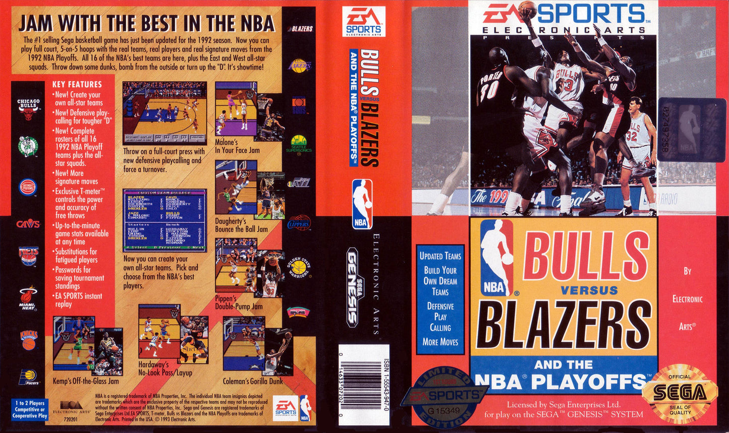 Bulls Vs Blazers and the NBA Playoffs Cover Art - WOI Solutions