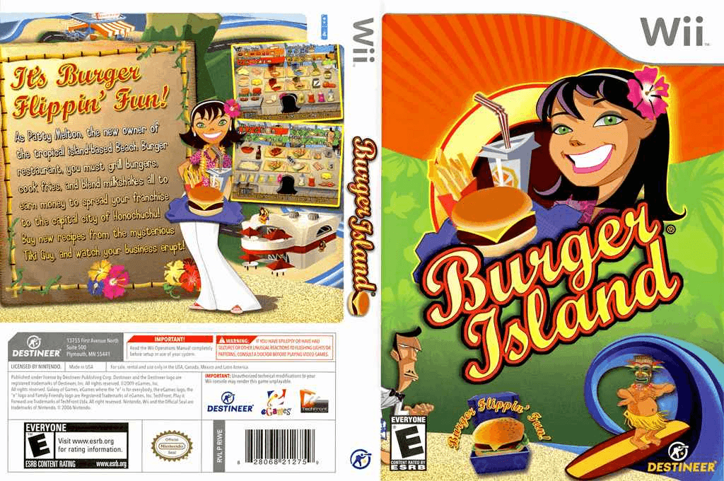 Burger Island Cover Art - WOI Solutions
