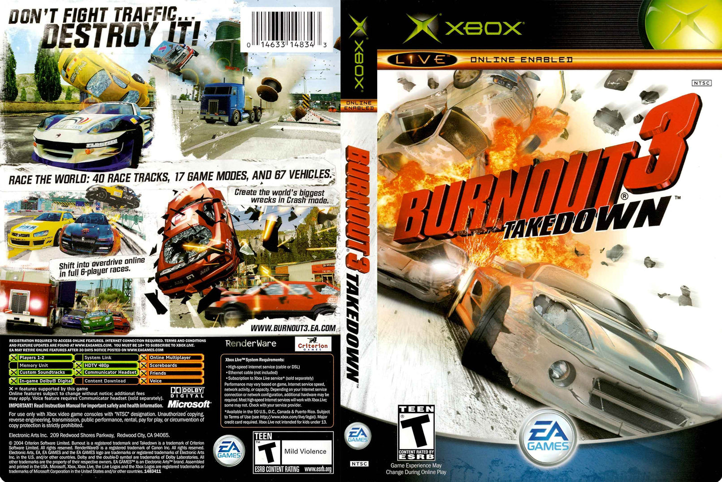 Burnout 3 Takedown Cover Art - WOI Solutions