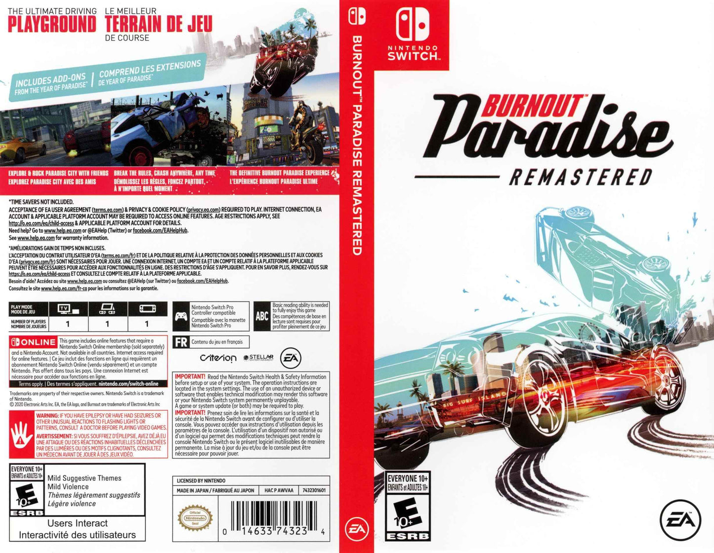 Burnout Paradise Remastered Cover Art - WOI Solutions