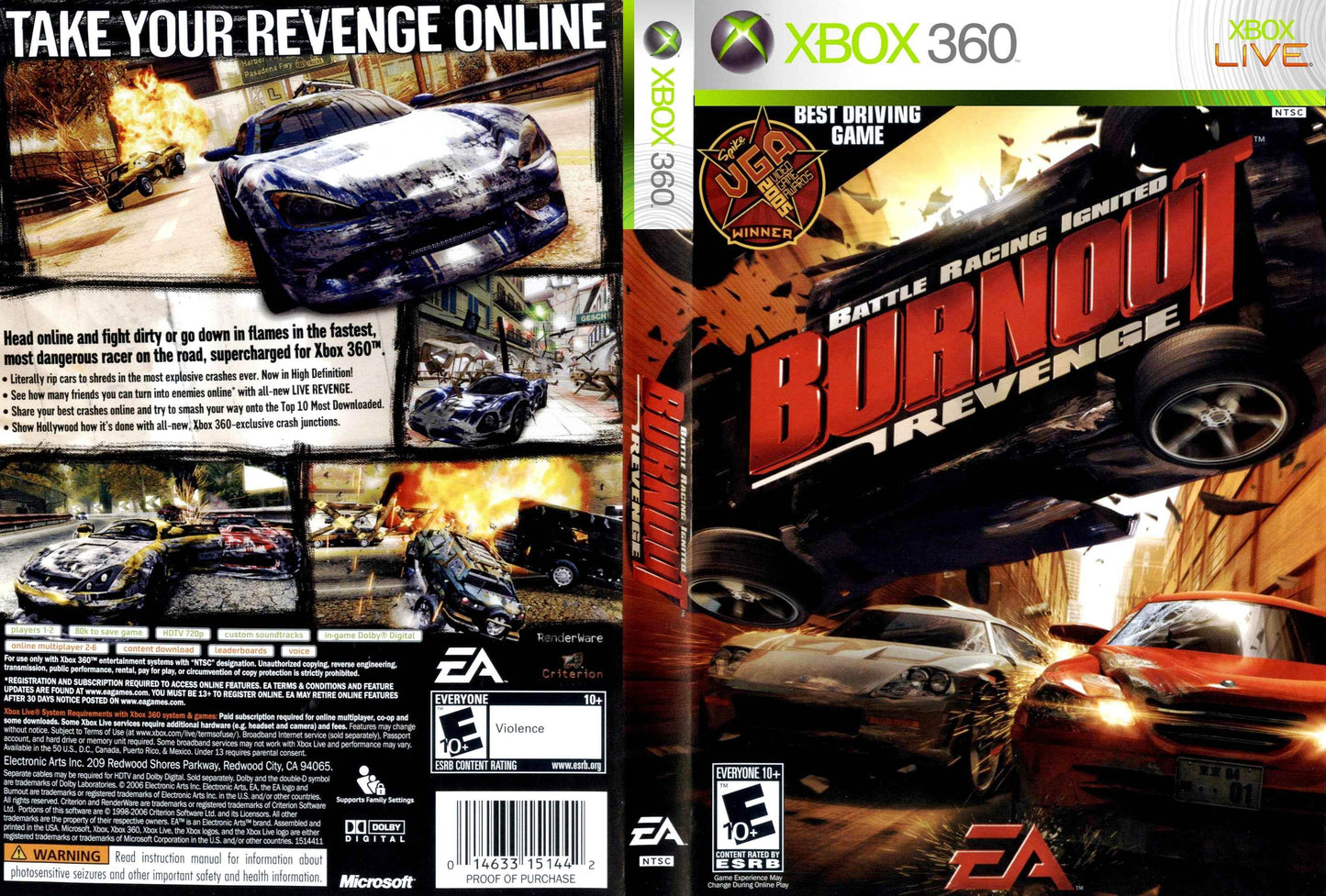 Burnout Revenge Cover Art - WOI Solutions