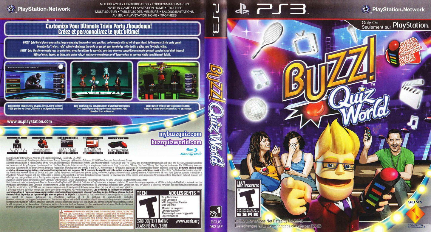 Buzz! Quiz World Cover Art - WOI Solutions