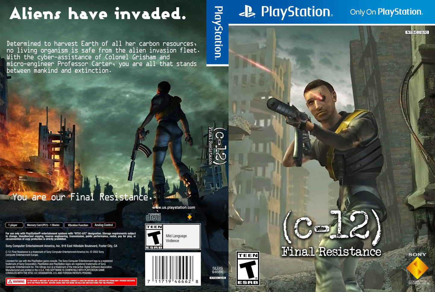 C-12 Final Resistance Cover Art - WOI Solutions