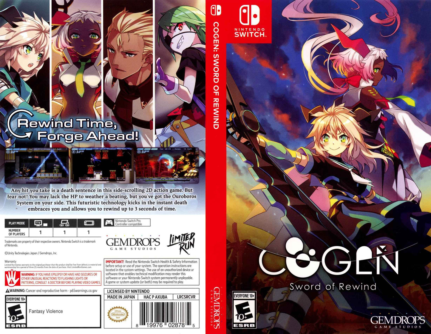 COGEN Sword of Rewind Cover Art - WOI Solutions