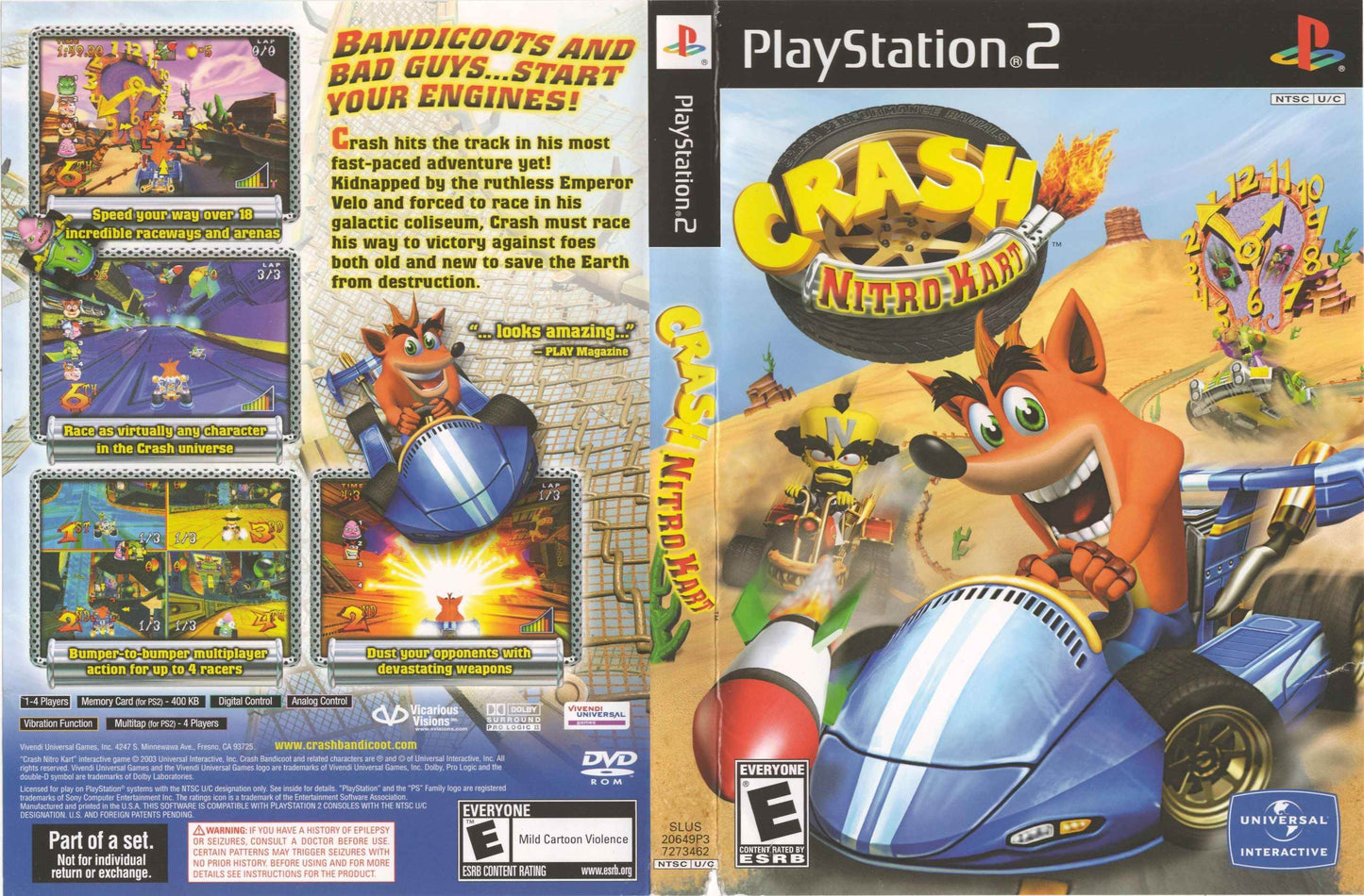 CRASH NITRO KART Cover Art - WOI Solutions