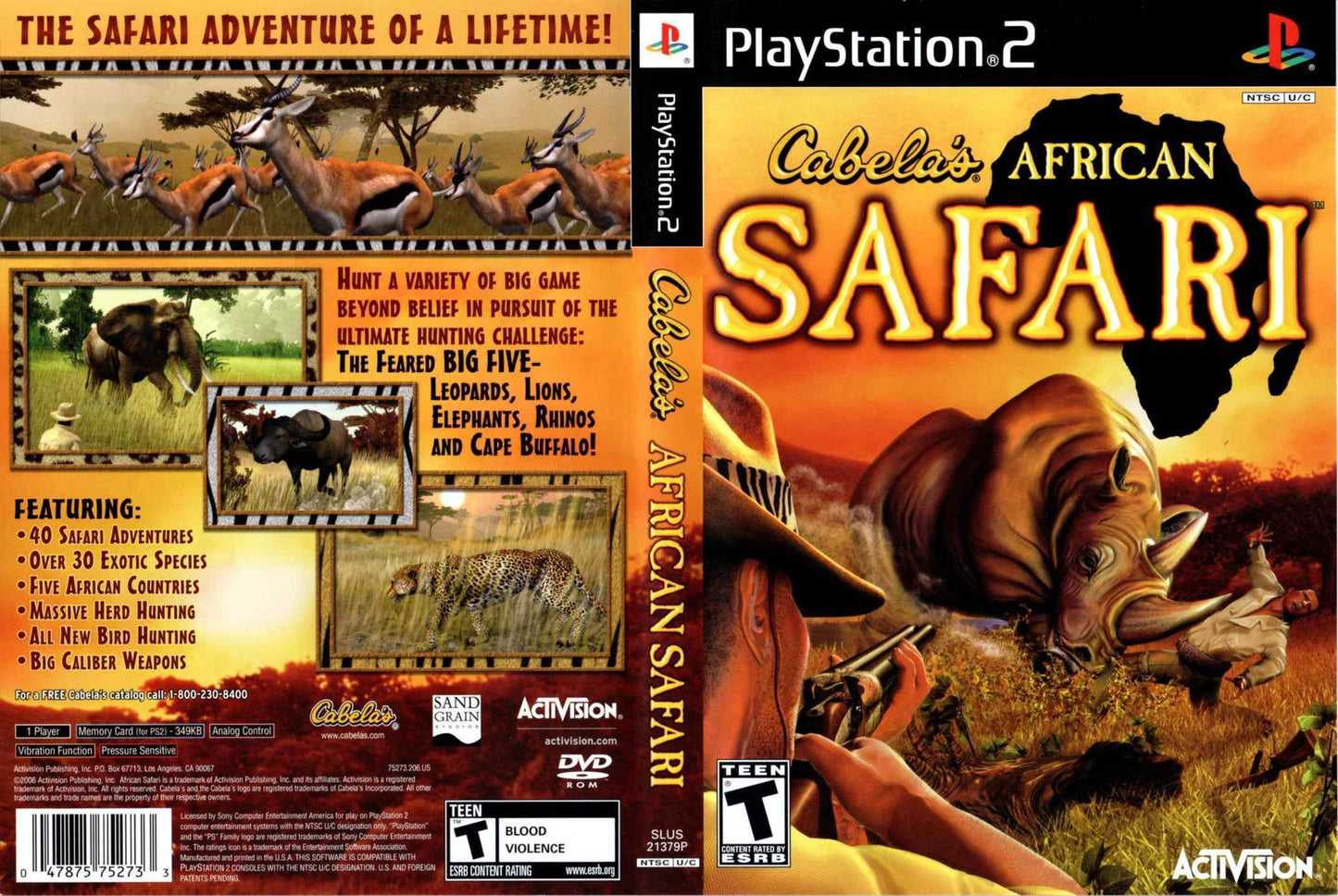 Cabela's African Safari Cover Art - WOI Solutions