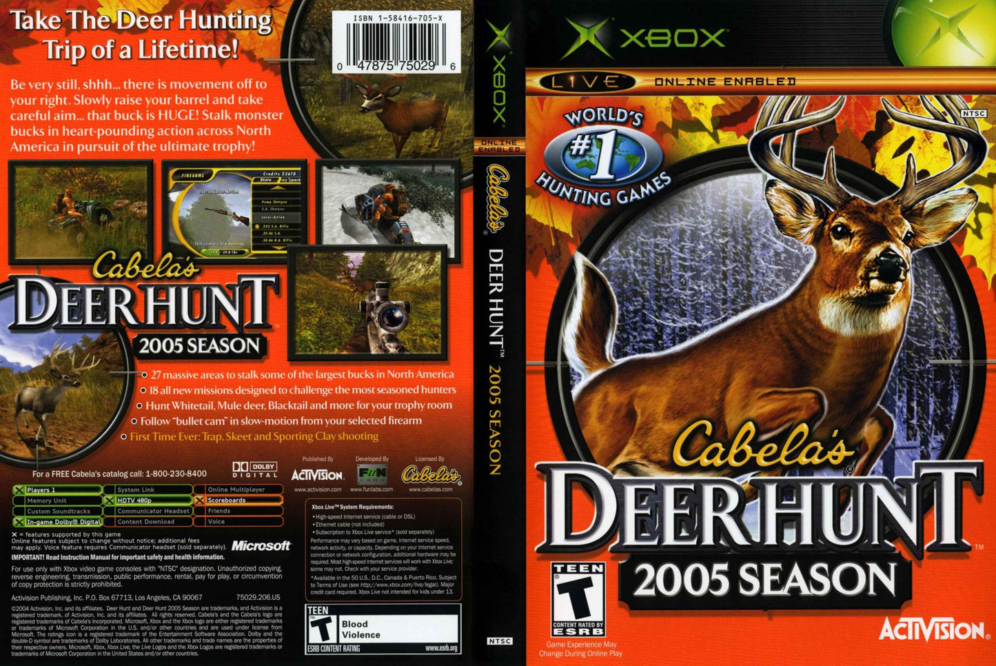Cabela's Deer Hunt 2005 Season Cover Art - WOI Solutions