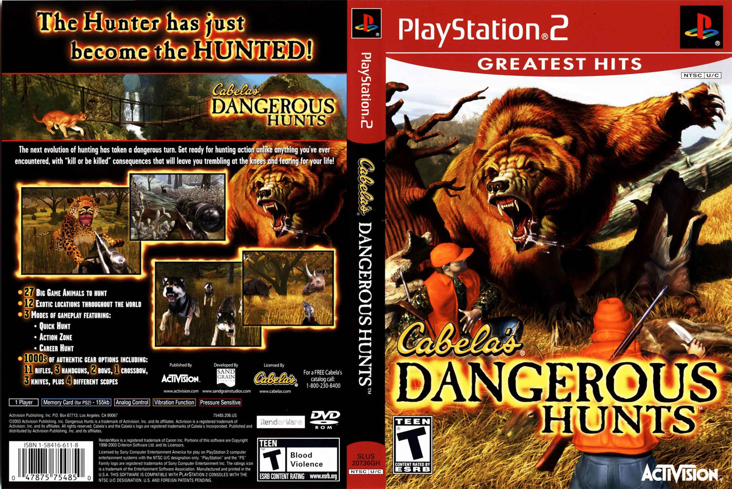Cabela's Dangerous Hunts Cover Art - WOI Solutions