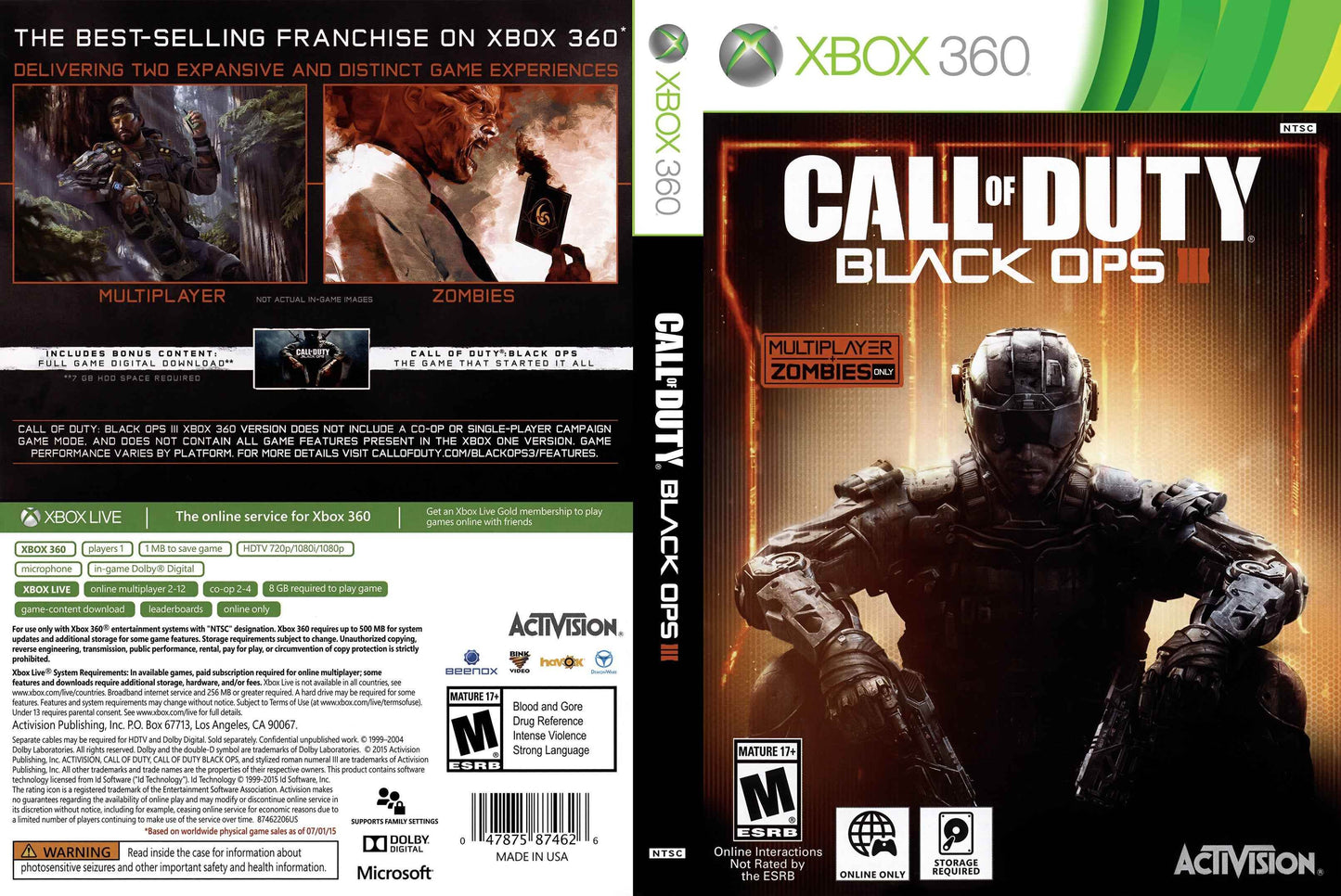Call of Duty Black Ops III Cover Art - WOI Solutions