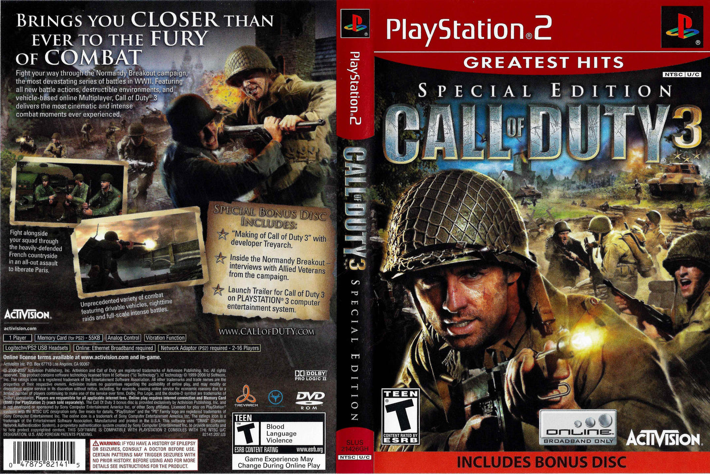 Call of Duty 3 Cover Art - WOI Solutions