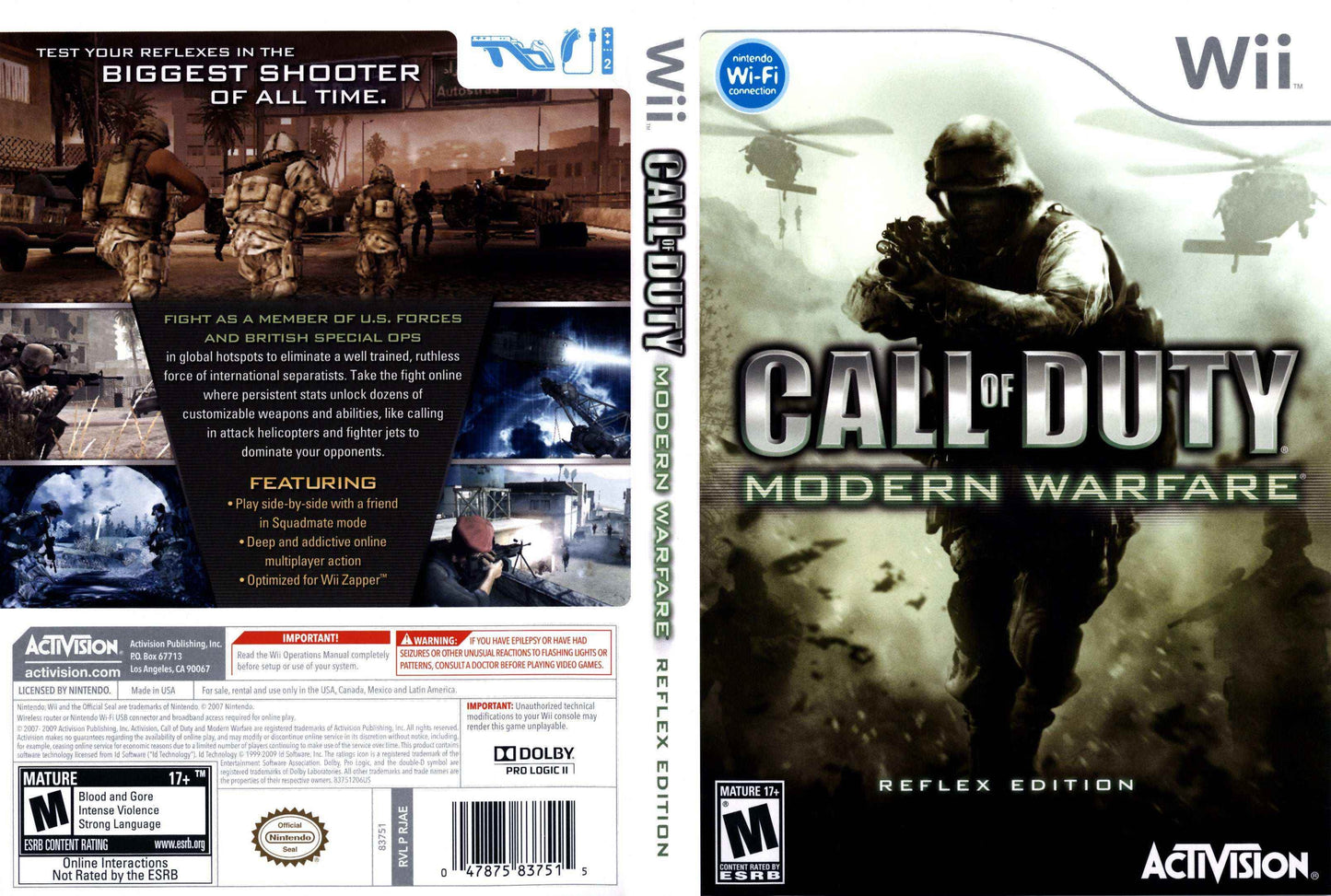 Call of Duty 4 Modern Warfare Cover Art - WOI Solutions