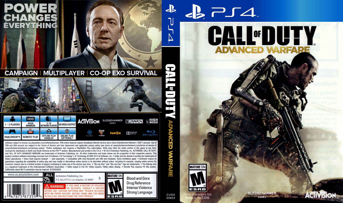 Call of Duty Advanced Warfare Cover Art - WOI Solutions