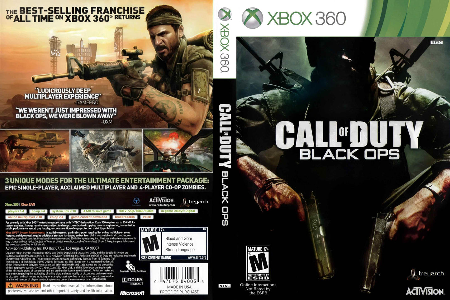Call of Duty Black Ops Cover Art - WOI Solutions